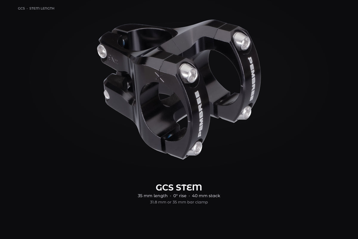 PEMBREE GCS stem — 35 mm length, 0° rise, 40 mm stack