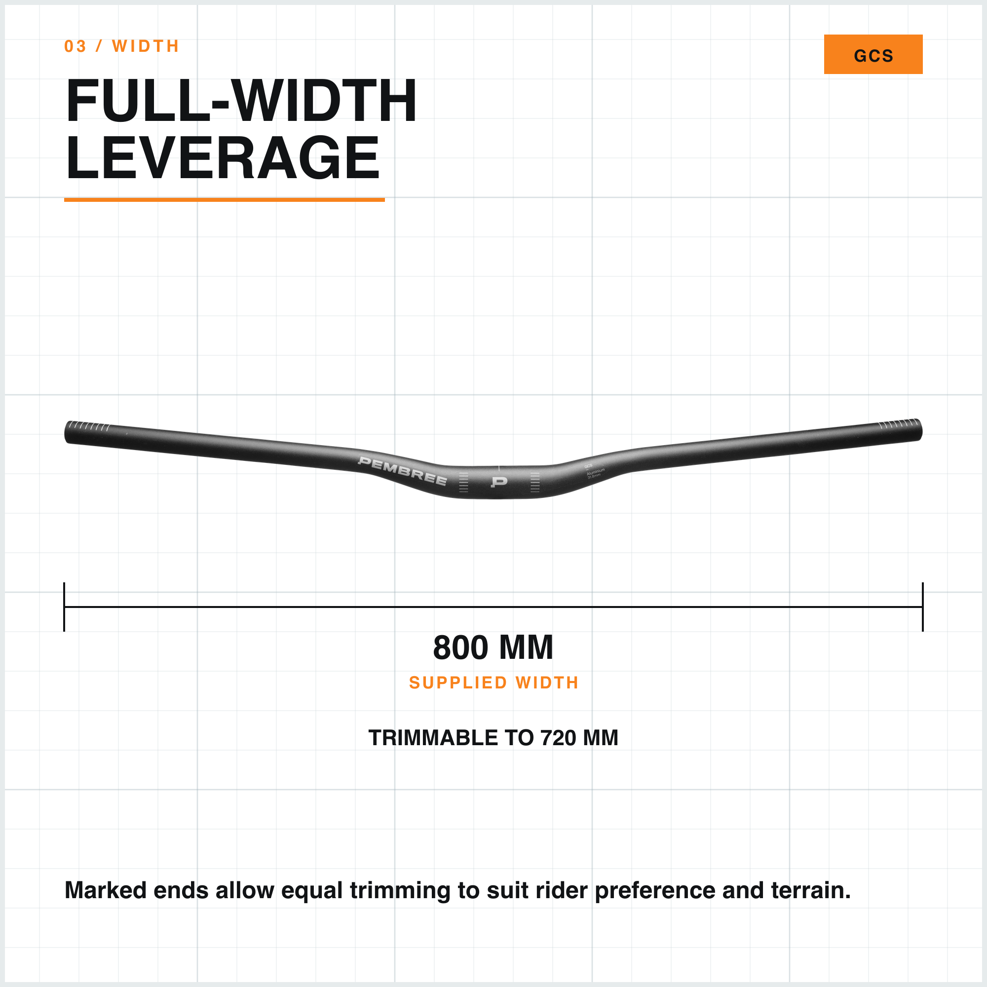 GCS Mountain Bike Handlebars