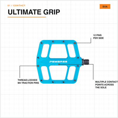 D3A Mountain Bike Pedals
